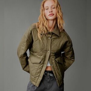 GAP Recycled Lightweight Field
Jacket Size XS in Olive Green